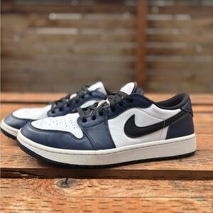 Nike Air Jordan 1 Low Golf Shoe - Midnight Navy - Size 12 - Preowned